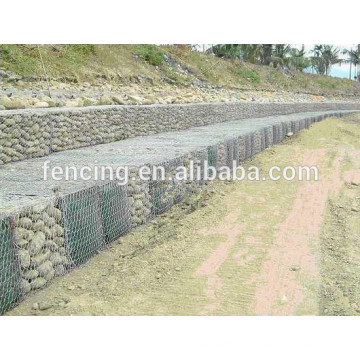 Galvanized or PVC Hexagonal wire mesh, netting for river banks or wall protectiom